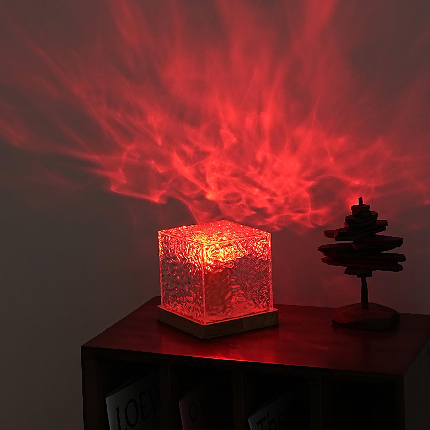 16-Color Luminous Ripple Crystal Lamp