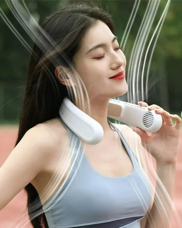 Leafless Neck Fan – Instant Cooling with Semiconductor Technology