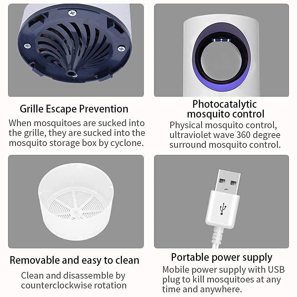 Electronic Mosquito Lamp – USB Powered Indoor Insect Trap with UV Light