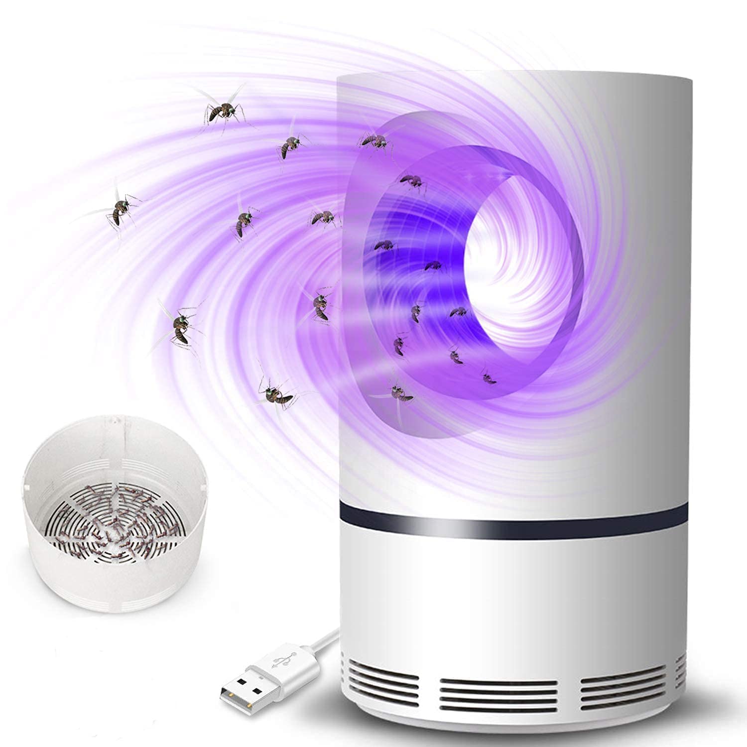 Electronic Mosquito Lamp – USB Powered Indoor Insect Trap with UV Light