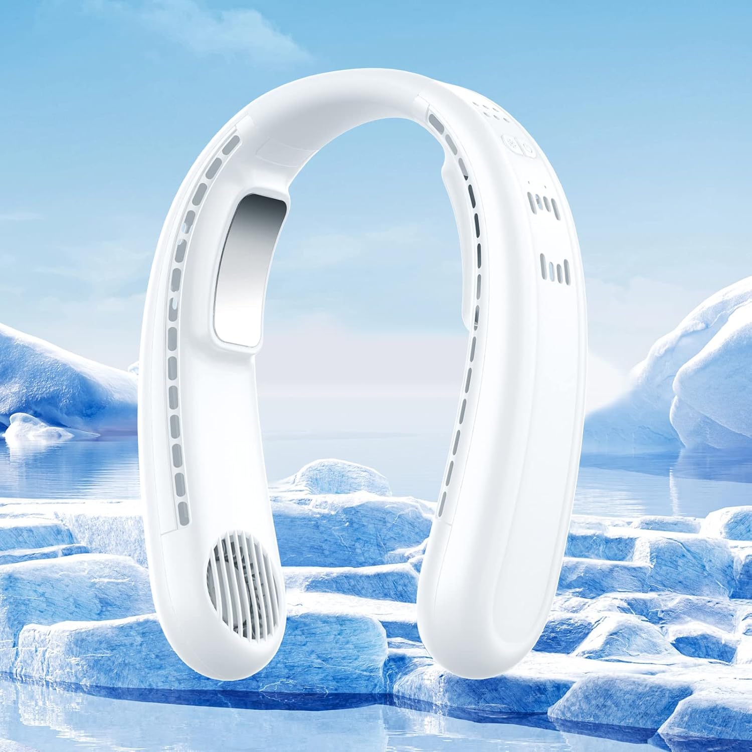 Leafless Neck Fan – Instant Cooling with Semiconductor Technology