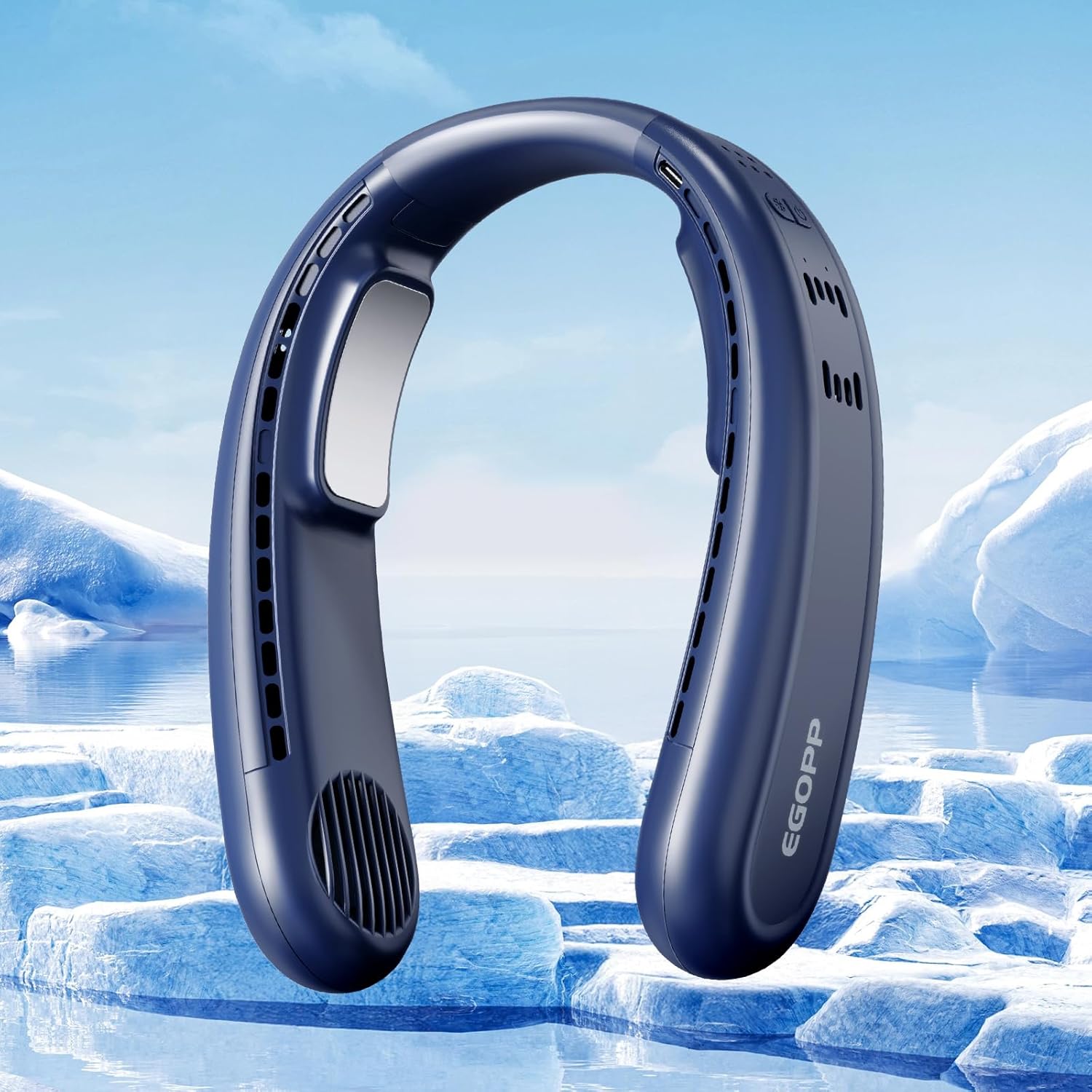 Leafless Neck Fan – Instant Cooling with Semiconductor Technology