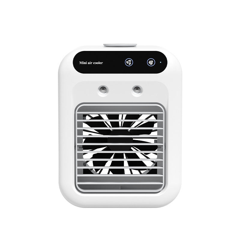 Mini USB Air Cooler – Portable 2-in-1 Fan & Humidifier