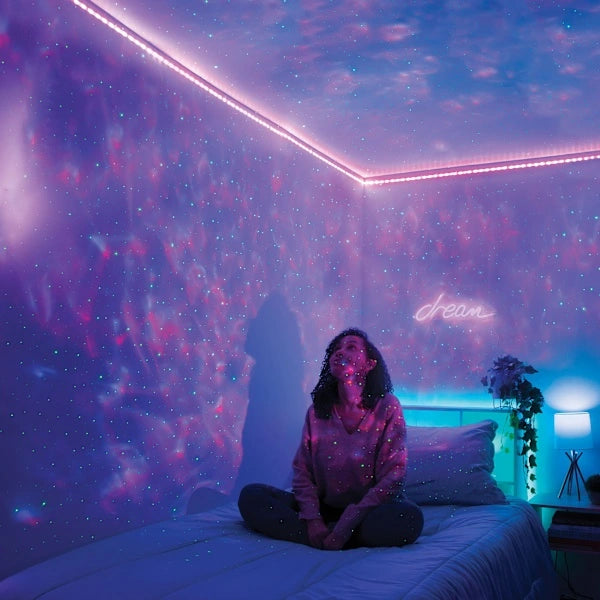 2-in-1 Starry Galaxy Projector and Bluetooth Speaker