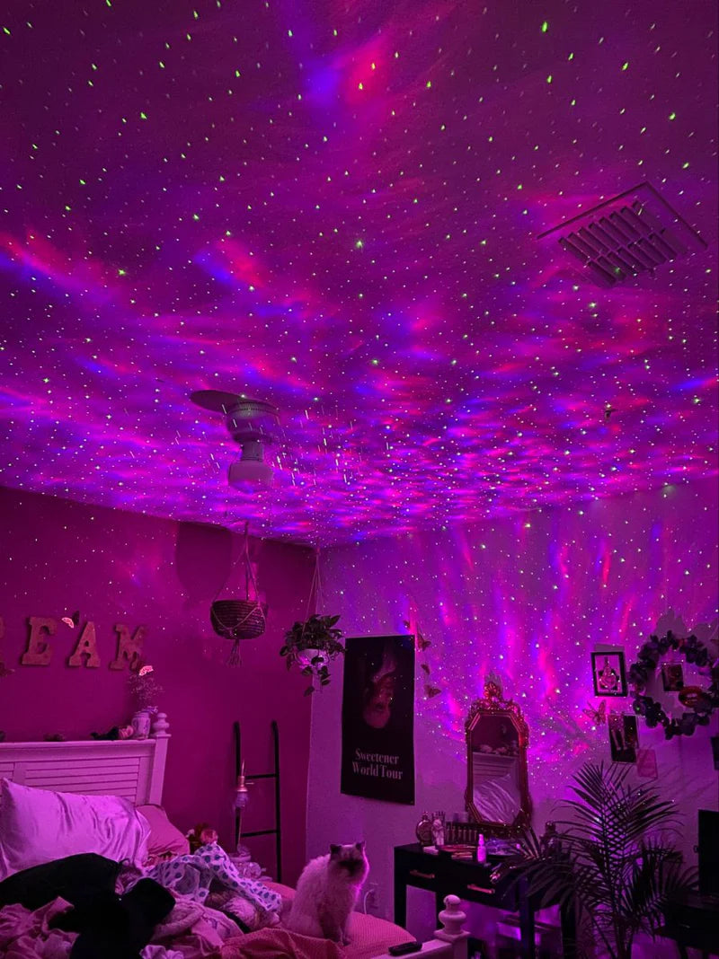 2-in-1 Starry Galaxy Projector and Bluetooth Speaker