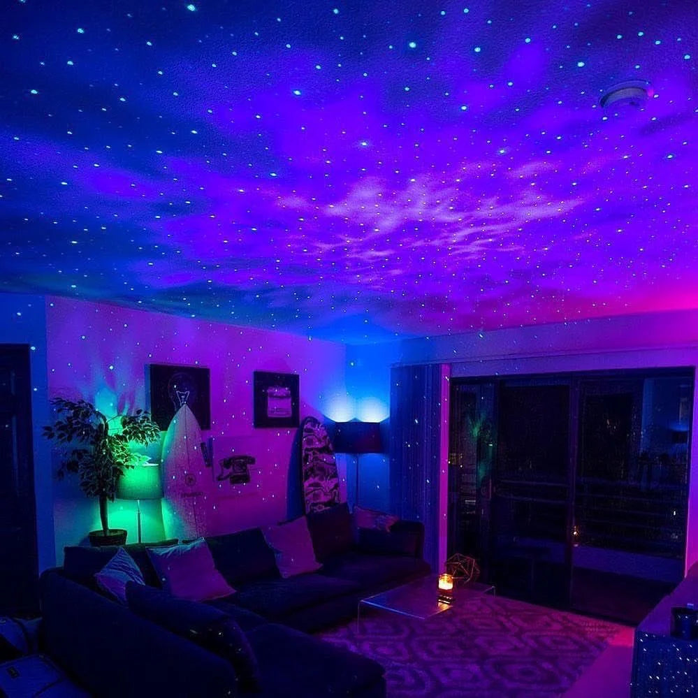 2-in-1 Starry Galaxy Projector and Bluetooth Speaker